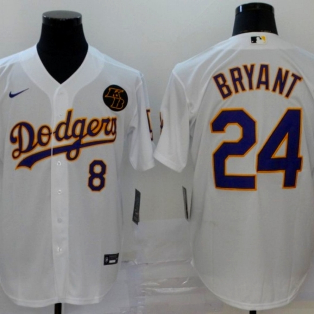 EXCLUSIVE KOBE BRYANT DODGERS JERSEY- WHITE